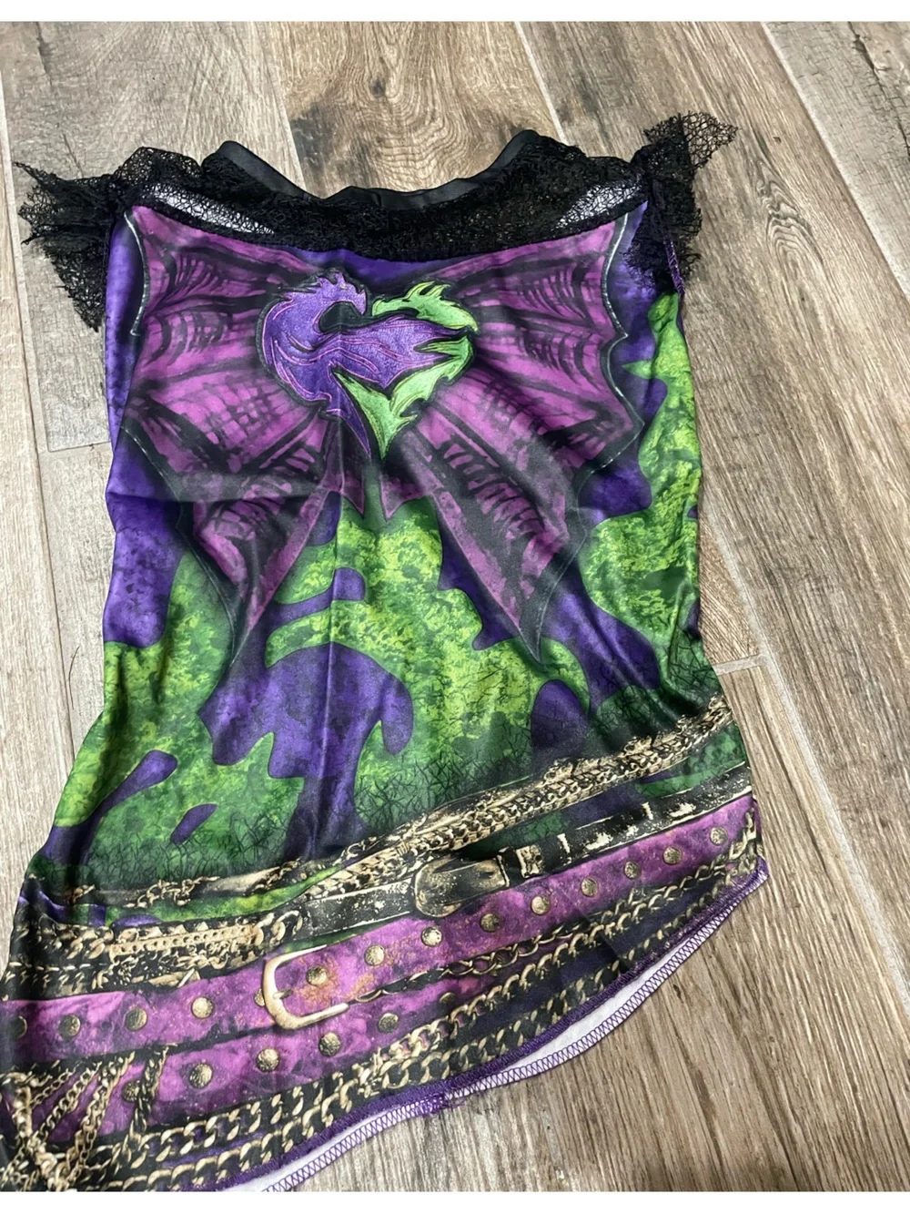 Disney Descendants Mal Purple Kids Halloween Costume Jacket pants shirt